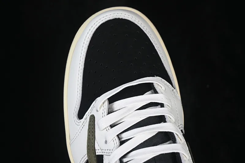 All categories Air Jordan Jordan series basketball shoes Air Jordan 1 Low ZG version Travis Scott x Air Jordan 1 Low OG AJ1 Joe 1 undercut low top full head layer DZ4137-106
